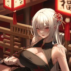 This is a pixiv picture whose title is チーパオ 少女.