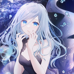 This is a pixiv picture whose title is 深海少女.