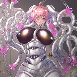 This is a pixiv picture whose title is 脱人間社会.