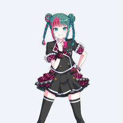 This is a pixiv picture whose title is レオニミクさん新髪型.