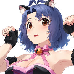 This is a pixiv picture whose title is 風花にゃん.