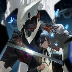 This is a pixiv picture whose title is 無題.