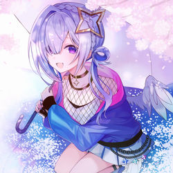 This is a pixiv picture whose title is 🌸.