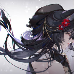 This is a pixiv picture whose title is 散らず花.
