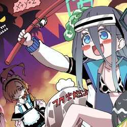 This is a pixiv picture whose title is ミレニアムクエスト.