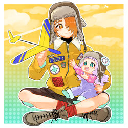 This is a pixiv picture whose title is お揃いの帽子✨.
