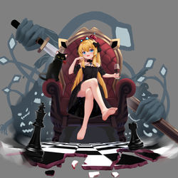 This is a pixiv picture whose title is 洛娜·爱丽丝·克劳瑞斯立绘图.