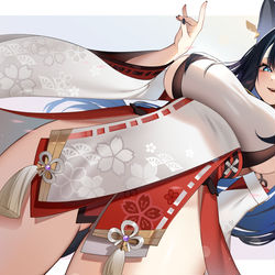 This is a pixiv picture whose title is Reiko Miko.