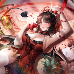 This is a pixiv picture whose title is 苹果🍎与你一样美味❤️.