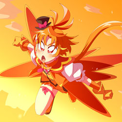 This is a pixiv picture whose title is 勇気の翼.