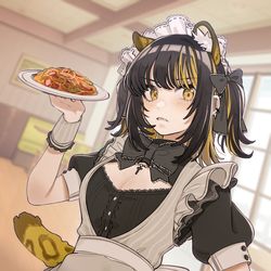 This is a pixiv picture whose title is 店員ルカ.