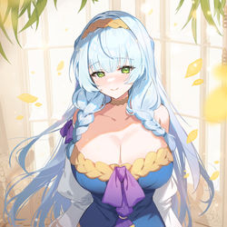 This is a pixiv picture whose title is 聖女エリアーヌ.