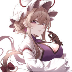 This is a pixiv picture whose title is スキマ妖怪の冷たい眼差し.