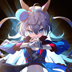 This is a pixiv picture whose title is 覚醒モード.