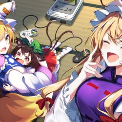 This is a pixiv picture whose title is 八雲一家.
