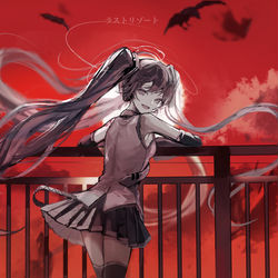 This is a pixiv picture whose title is 掴めずに消えていくユートピア.