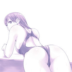 This is a pixiv picture whose title is おしりガール.