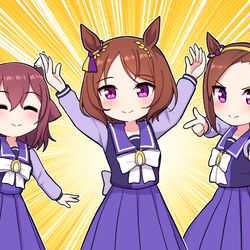 This is a pixiv picture whose title is スタイリッシュなポーズ（ぱかチューブ）.