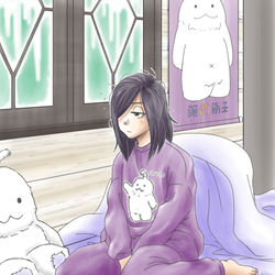 This is a pixiv picture whose title is 部屋着.