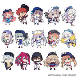This is a pixiv picture whose title is 【Fate/Grail League】 SDキャラクター.