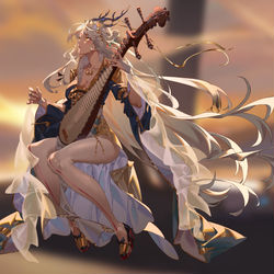 This is a pixiv picture whose title is 仕事絵.