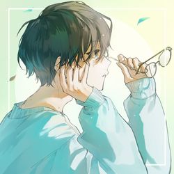 This is a pixiv picture whose title is 春、風.