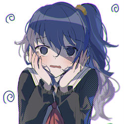 This is a pixiv picture whose title is どうしよう⁉️.
