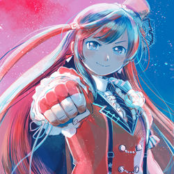 This is a pixiv picture whose title is 「大好き」は続いてく.