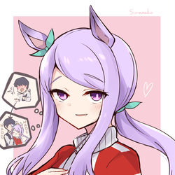 This is a pixiv picture whose title is 「こういう髪型がお好きなんでしょう？」.