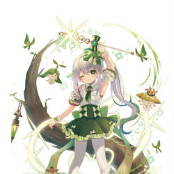 This is a pixiv picture whose title is Magical girl💚Nahida.