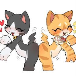 This is a pixiv picture whose title is Lostark Cat.