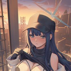 This is a pixiv picture whose title is 【ブルアカ】錠前サオリ.