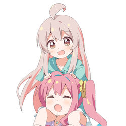 This is a pixiv picture whose title is 大好きな二人。.