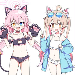 This is a pixiv picture whose title is ホシノ X まひろ !!.