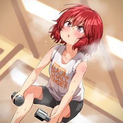 This is a pixiv picture whose title is アイチャレ巴.