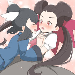 This is a pixiv picture whose title is ランとツツジ.