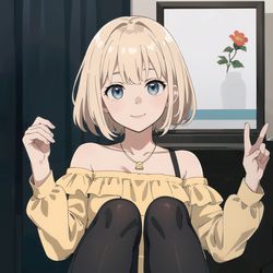 This is a pixiv picture whose title is 恥ずかしい ashamed.