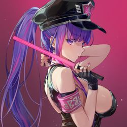 This is a pixiv picture whose title is 【FGO】水着キアラ衣装のBBちゃん.