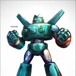 This is a pixiv picture whose title is カンタムロボ.