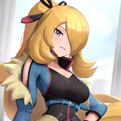 This is a pixiv picture whose title is シロナ.