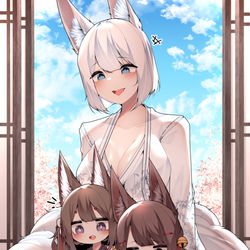 This is a pixiv picture whose title is ニャー~.