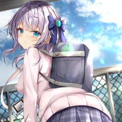 This is a pixiv picture whose title is 後輩ちゃん.