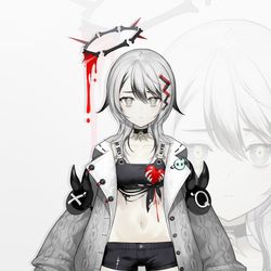 This is a pixiv picture whose title is VTuber デザイン.