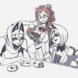 This is a pixiv picture whose title is メンガイ.