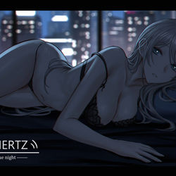 This is a pixiv picture whose title is 52-Hertz——bustling night.