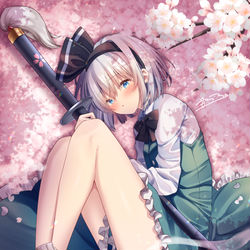 This is a pixiv picture whose title is 冥界の庭師.