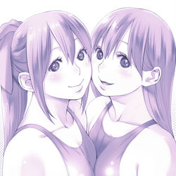 This is a pixiv picture whose title is 仲良しアピール.