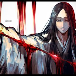 This is a pixiv picture whose title is 卯ノ花八千流.
