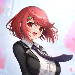 This is a pixiv picture whose title is ホムラ.