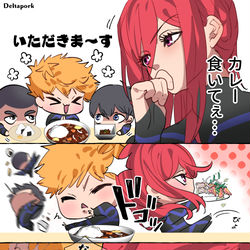 This is a pixiv picture whose title is もう一回カレー食いたいお嬢.